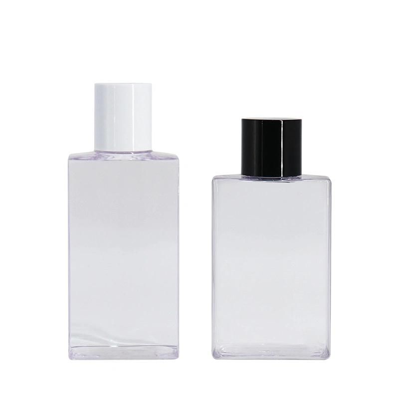 High Quality 150ml 200ml Plastic Empty Square Clear Shampoo Bottle