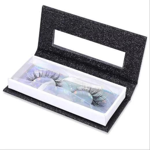 Custom Color Printed Eyelashes Box, False Eyelashes Packaging Box, Spot Wholesale False Eyelashes Gift Packing Box