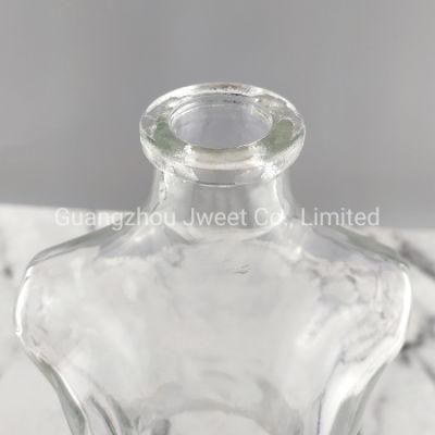 Custom Woman Special Shape Beverage Glass Bottle 500ml