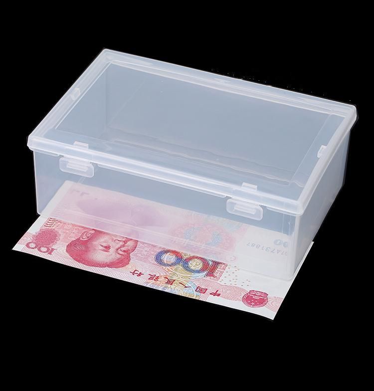 Rectangular PP Container PP Plastic Case with Hinge Lid