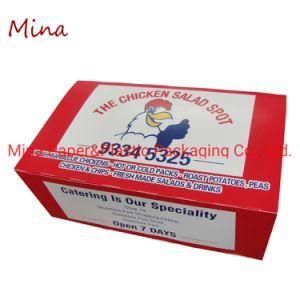 Mina Custom Eco-Friendly Party Popcorn Packaging Box Brown Kraft Fried Chicken and Popcorn Boxes