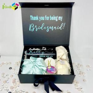 Customised Box Packaging Luxury Clothing Shoes Gift Box with Ribbon Closure
