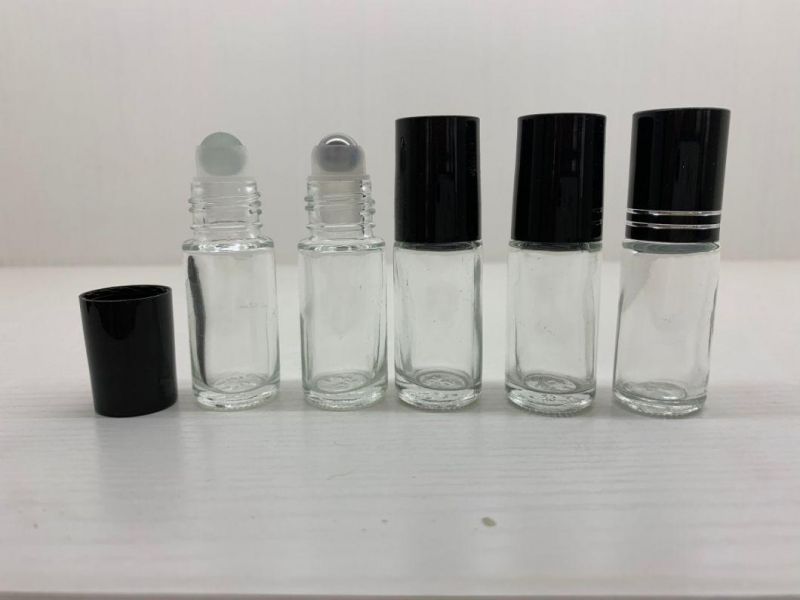 5ml Clear Glass Essential Oil Roller Bottles Glass Roller Balls Aromatherapy Glass Roll on Bottle