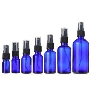 Empty Custom Glass Cosmetic Packaging Cosmetics Bottles with Gold Lotion Spray Pump