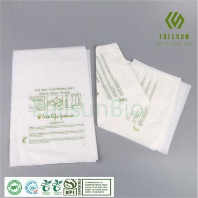 100% Biodegradable Zipper Packaging Self-Seal Top-Open Disposable Clothes Apparel Plastic Bag