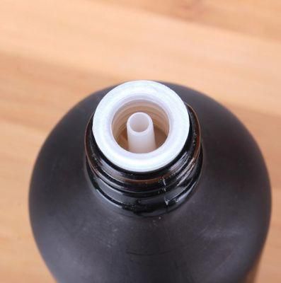 100ml Frosted Amber Glass Bottle with Dropper Pump Sprayer for Cosmetic