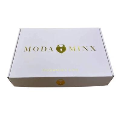 Large Carton Flat Folding Shoe Gift Apparel Box Foldable Rectanglg Carton Big Corrugated Paper Package