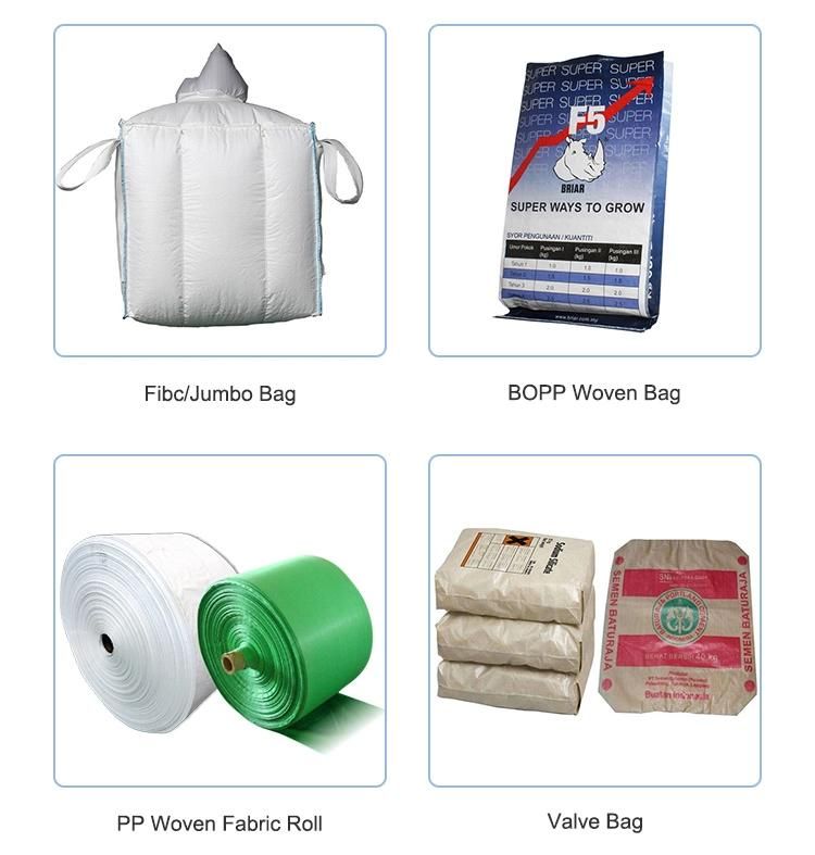 25kg 50kg Polypropylene Woven PP Bag Plastic Laminated Woven Sack Bags for Flour Sugar Fetilizer Charcoal