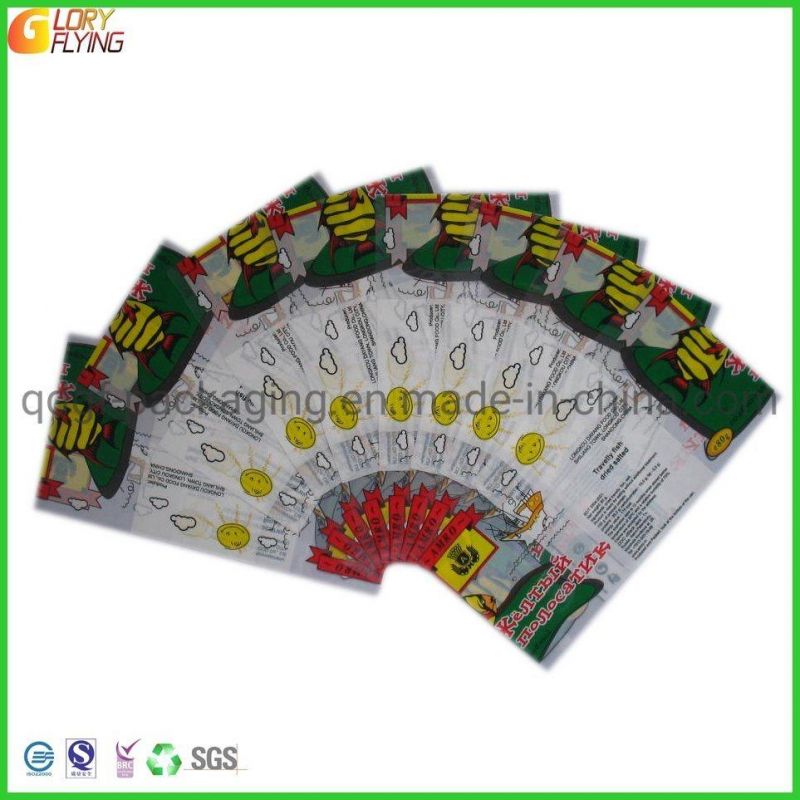 Plastic Food Juice Beverage Packaging Shrink Sleeve Labels PVC, Pet, POF Material Sleeve Label on Rolls