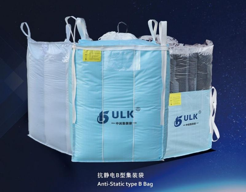 Big Bag 100% PP Bulk Bags Jumbo Bag Baffles Big Bag Scrap for Feed