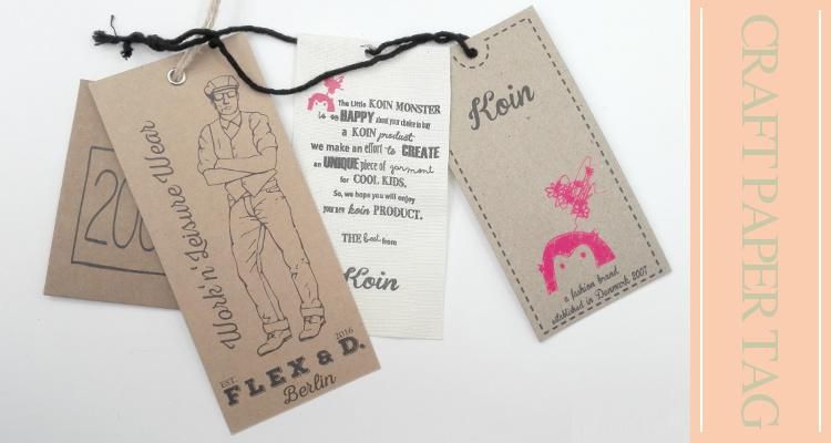 New Style Custom Cheap Printed Hang Tags for Garment