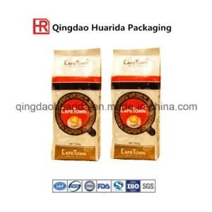 Stand up Aluminum Foil Pouch Food Package Coffee Bean Bag