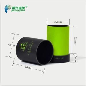 Four Color Printing Biodegradable Food Packaging Airtight Matte Black Paper Tube