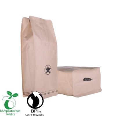 Flat Bottom Kraft Paper Coffee Packaging with Valve Factory