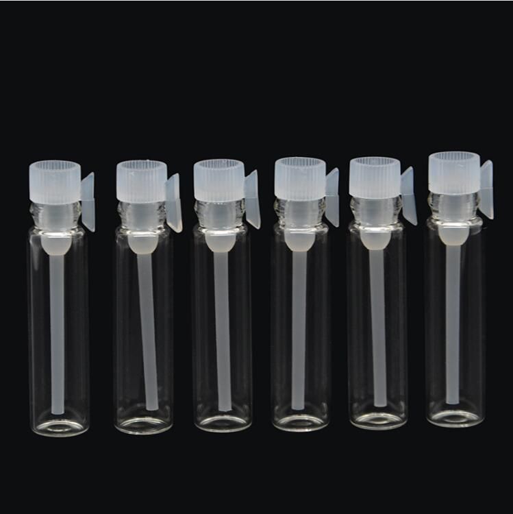 50pieces/Lot 1ml Micro Glass Perfume Bottle Glass Tube Bottle Empty Perfume Bottle Dropper Bottle