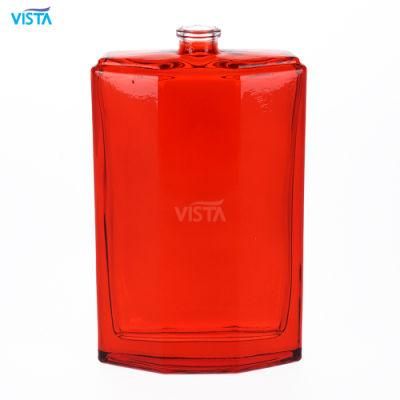 100ml Perfume High Flint Special Shape Spray Color Glass Bottle