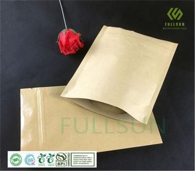 Biodegradable Kraft Paper Bag Cover PLA Film Paper Packaging Plastic Bag