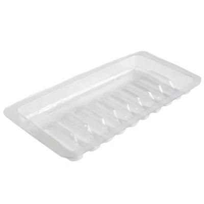 Custom 10 Cavity Disposable Plastic Blister 2 Ml Vial Ampoule Pack Tray