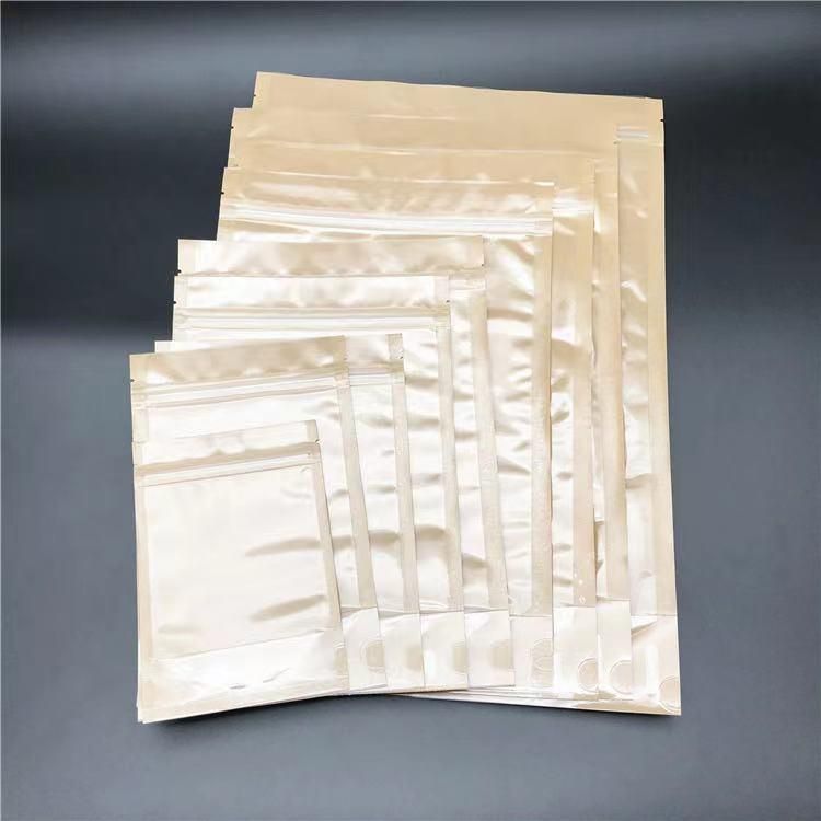 Transparent Front Kraft Paper Stand up Zipper Bag