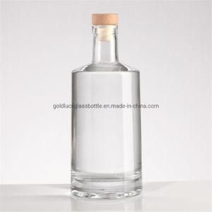 Low Price Transparent Super Flint 750ml Liquor Glass Bottle for Vodka/Gin