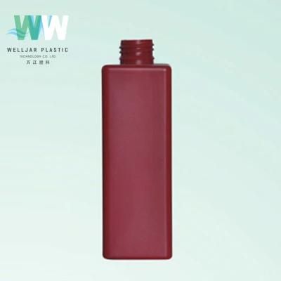 250ml Dark Red Square Shampoo Conditioner Hair Treatment Nourishing Bottle