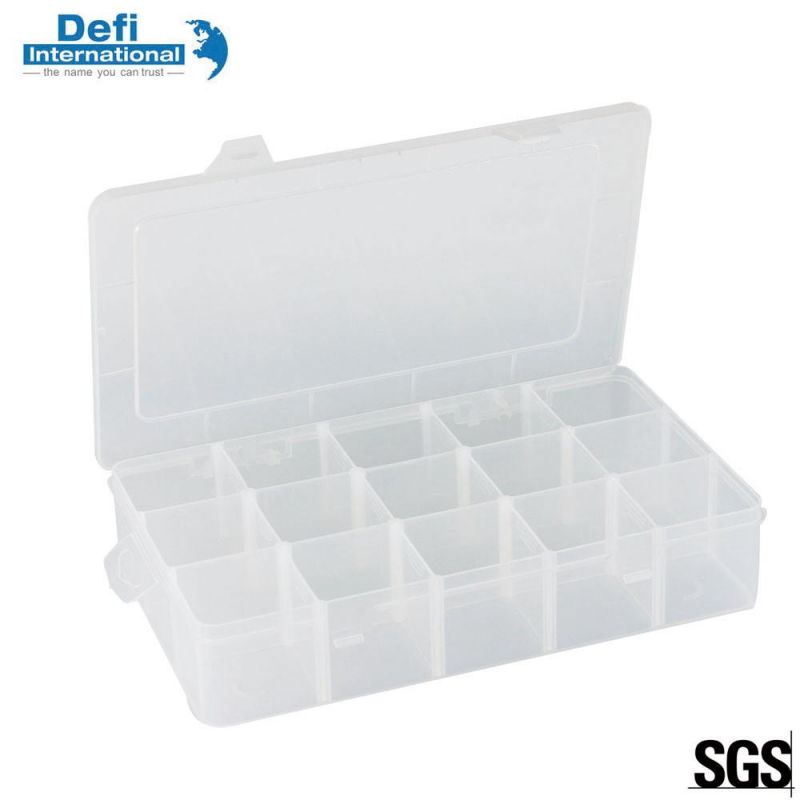 Adjustable Plastic 18 Compartment Organizer Box