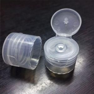 Manufacture Cosmetics White Plastic PP Flip Top Cap for Shampoo Bottle