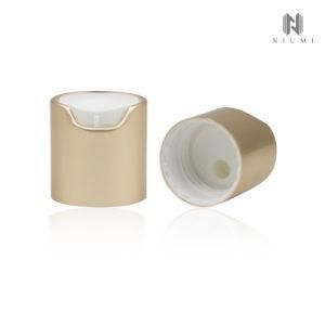 Gold Anodized Aluminum Cap Disc Screw Cap Closure for Cosmetic Products