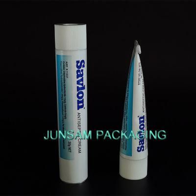 Pet Animal Food Nutrition Gel Packaging Aluminum Foldable Cosmetic Cream Coloring Ointment Tube with Puncture Top Cap