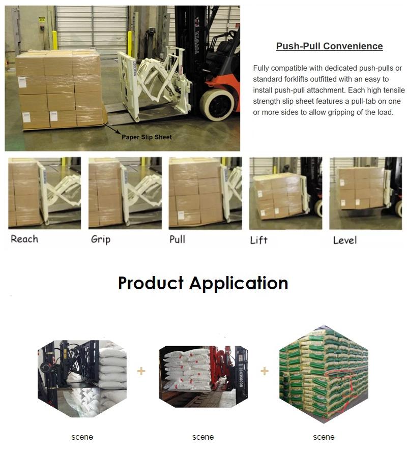 Environmental Flexible Paper Slip Sheet for Transport