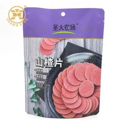 Custom Plastic Packaging Stand up Dried Blueberries Fruit Pouch Zipper Bag