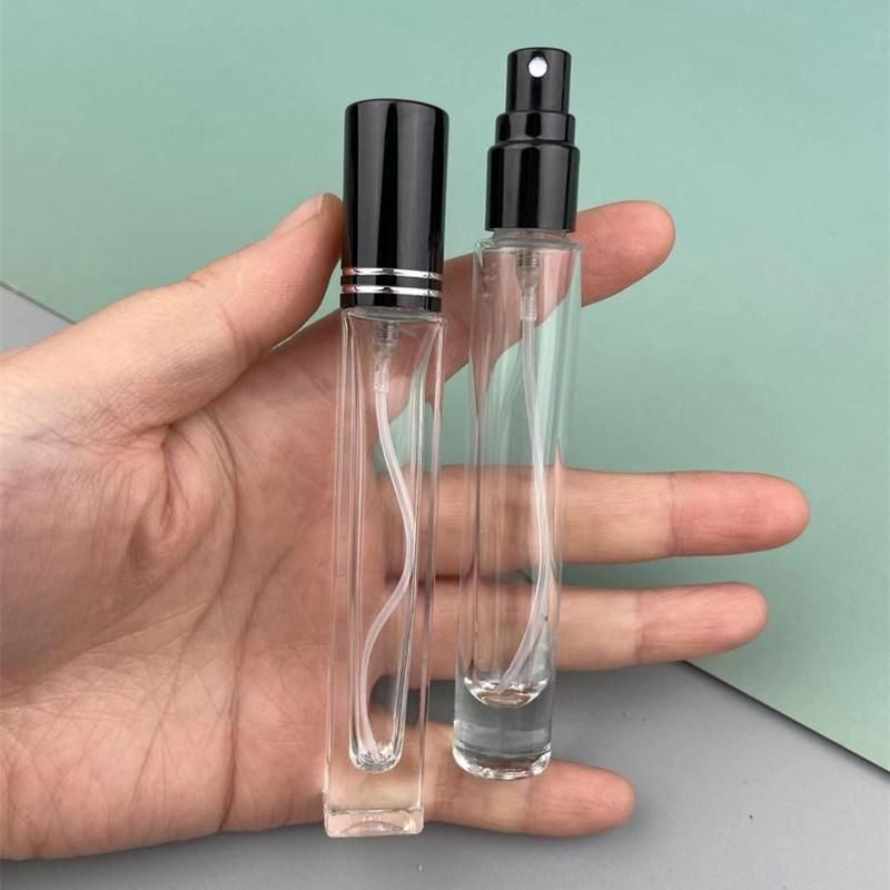 10ml Travel Perfume Bottle Transparent Glass Mist Spray Vial