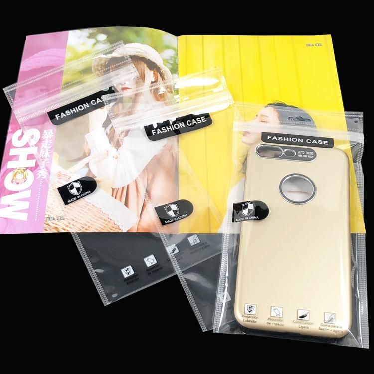 Transparent Phone Case Packaging Plastic Bag Clear Zipper Bags