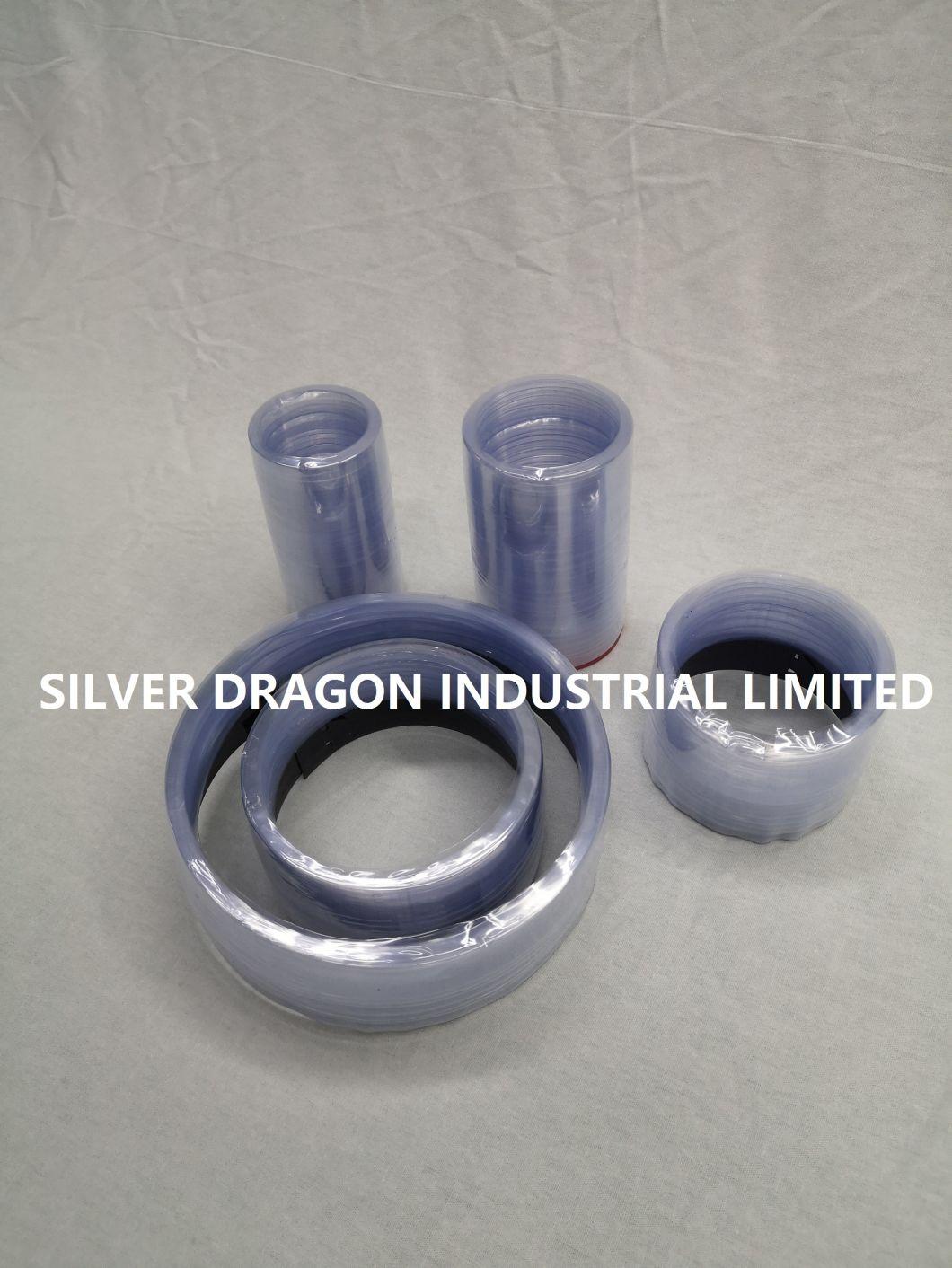 Preformed PVC Shrink Seals, Round Shape, Clear, 280X30+8mm