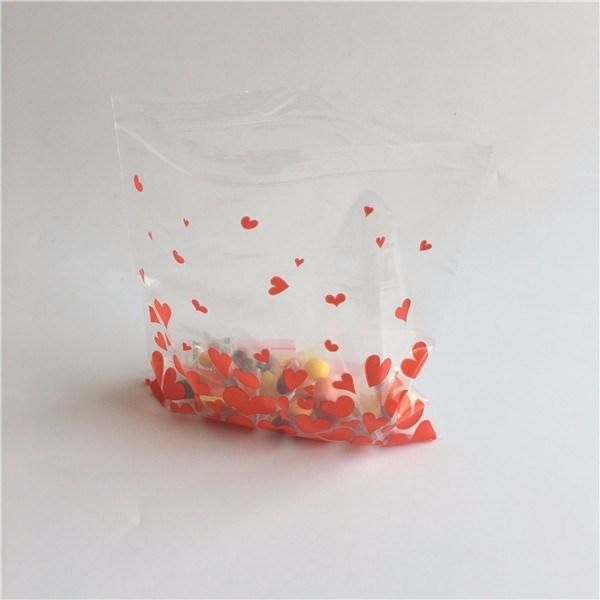 Custom Printed Zipper Bag Resealable LDPE Plastic Poly Ziplock Food Bag