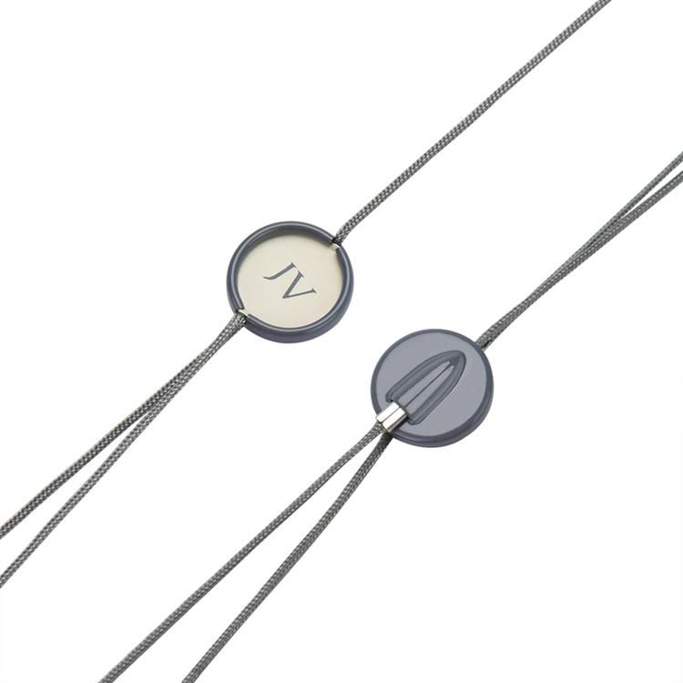 [Sinfoo] Aluminium Logo Lock Seal Tag Garment Hang Tag String (DL126-1)