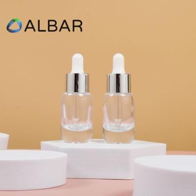 White Dropper Mini Size Serum Attar Essential Oil Face Care Cosmetics Glass Bottles
