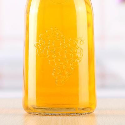 1000ml Cold Pressed Juice Embossed Bottle