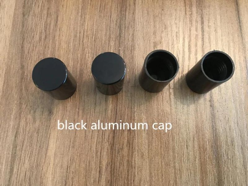 Shiny Black Painted Roll on Glass Bottle 10ml