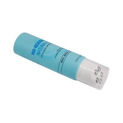 Body Lotion Massage Cream Packaging Tube with Roller Ball Applicator