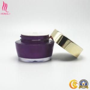 Purple Jar with Golden Aluminum Cap