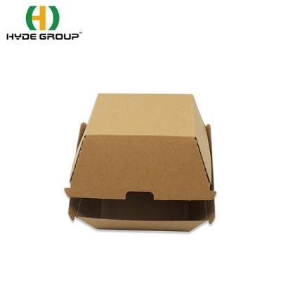 Wholesale OEM ODM Custom Printed Paper Packing Burger Takeaway Box Food Packaging Box