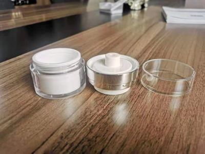 15ml 30ml 50ml China Supply Round Cosmetic Refillable Jar Airless for Cream Packing
