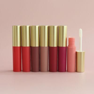 2.4ml Lip Gloss Tube Private Label Liquid Lipstick Tubes Empty Lipgloss Container with Brush