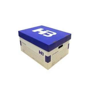 Corrugated Archive Box for Office File Storage