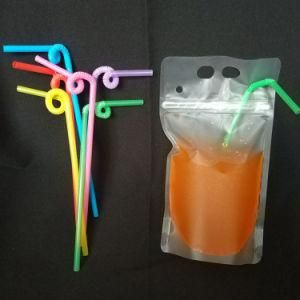 Different Capacity Plastic Juice Clear Ziplock Pouch Bag