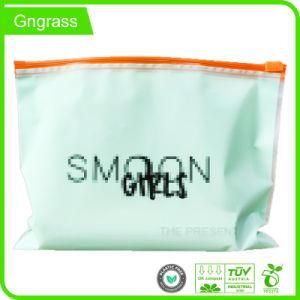 Custom Logo Printed Biodegradable and Compostable Small Garment Zipper Bag