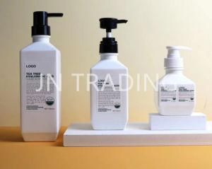 Eco-Friendly Refillable 200ml 500ml 800ml Square HDPE Shampoo Hair Wash Bottle