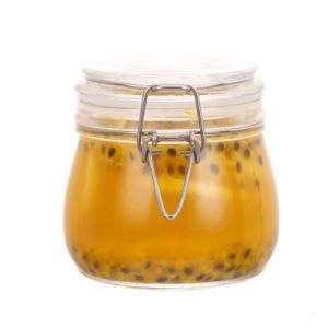 Glass Jar Manufacturer Food Container Factory Direct Sale Fruit Jar with Glass Cap