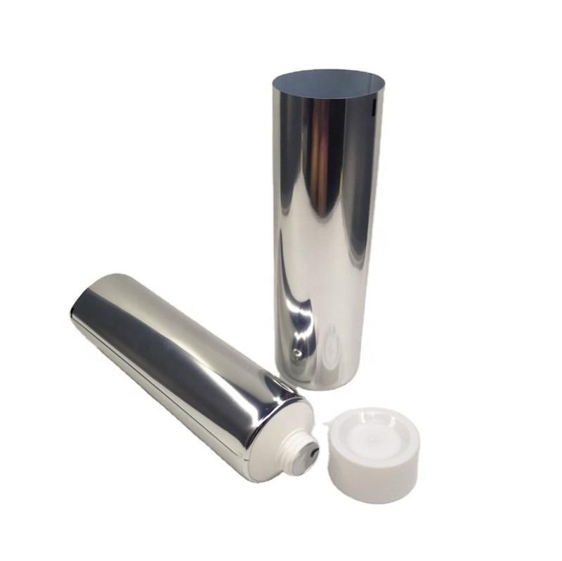 High Glossy Aluminium Plastic Cosmetic Tube Clear Tube with Lid